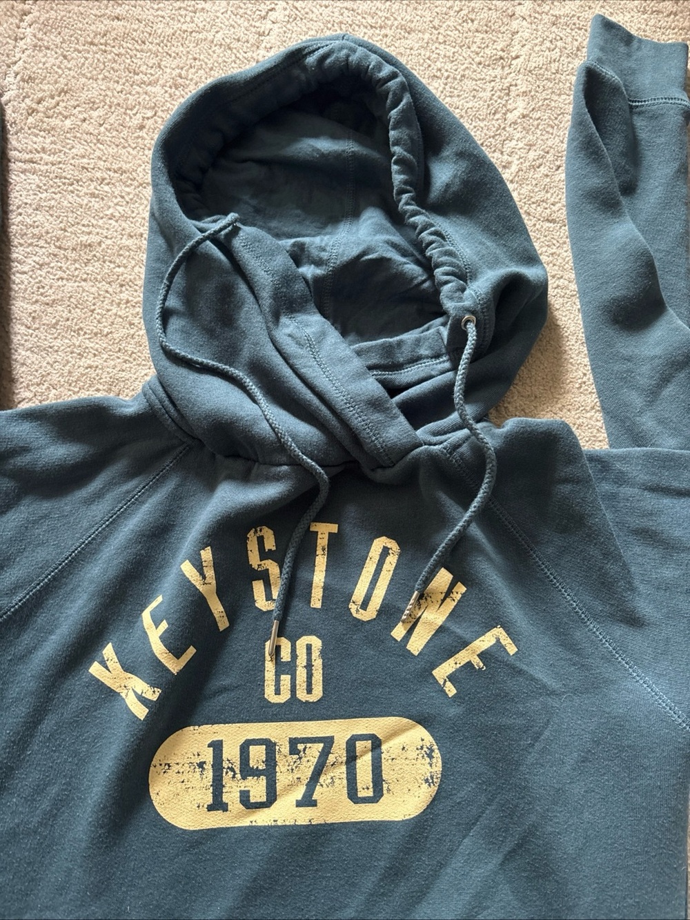 Keystone Co 1970 Teal Pullover Hoodie - Picture 6 of 6